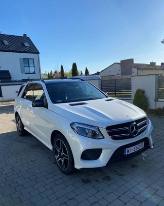 Mercedes-Benz GLE cena 195300 przebieg: 124800, rok produkcji 2016 z Warszawa małe 407